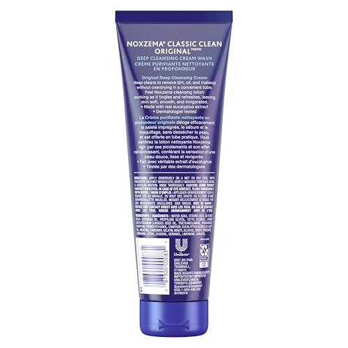 Noxzema Original Deep Cleansing Face Wash - 8 oz Pack of 6 - Hydrating & Invigorating