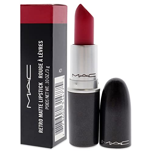 MAC Retro Matte Lipstick All Fired Up - 0.1 oz, Pack of 1