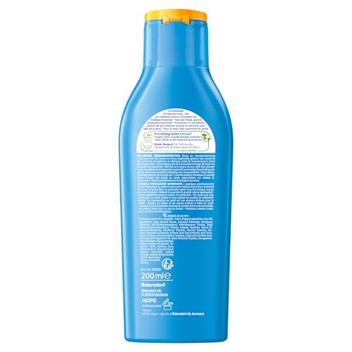 Nivea Sun Protect Body Lotion Light Texture 6.76 fl oz – Fast Absorbing, Non-Sticky