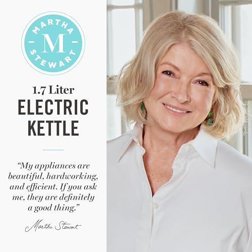 Electric Glass Kettle with Removable Tea Infuser - 1.7L, Linen Cream