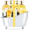 Spa Luxetique Tahiti Island Bath Gift Basket for Women - 8PCS Relaxation Set