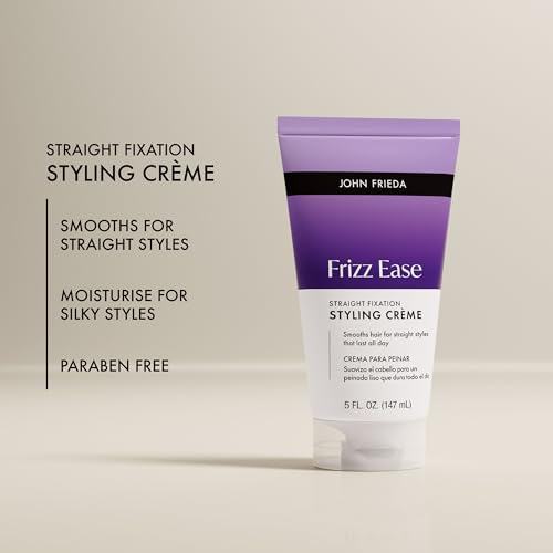 John Frieda Straight Fixation Styling Creme 5 oz Pack of 2 - New Packaging