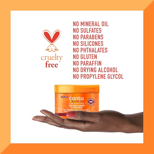 Cantu Shea Butter for Natural Hair Define & Shine Custard, 12 Oz