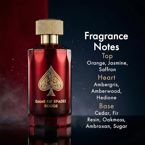Unisex Long Lasting Oud & Spicy Fragrance Spray 3.4oz - Game of Spades Rouge