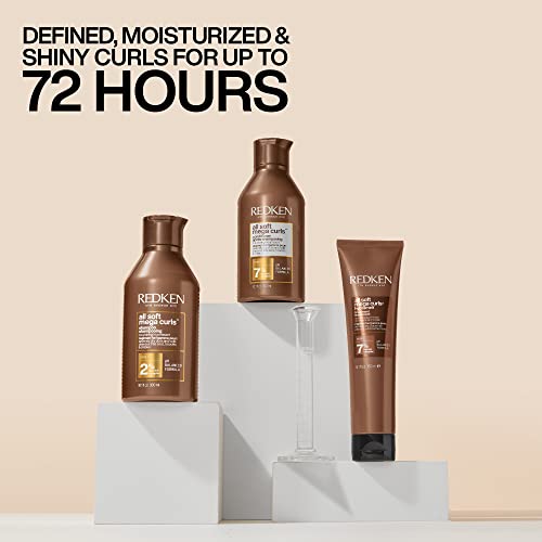 Redken All Soft Mega Curls Hydramelt Leave-In Treatment 5.1 Fl Oz - Moisturizing Curl & Coily Hair Lotion