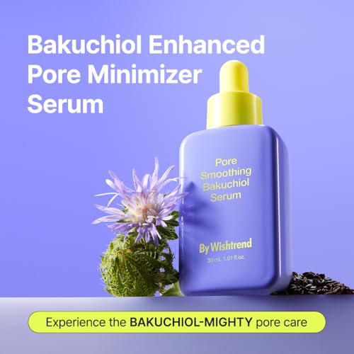 By Wishtrend Vitamin A-mazing Bakuchiol Serum for Pore Care & Skin Revitalization – 1 Fl Oz
