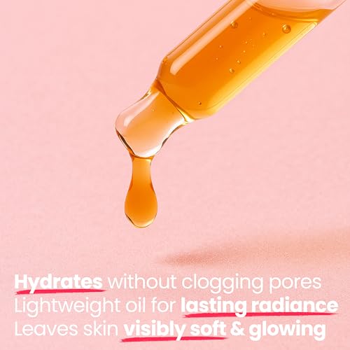 SeoulCeuticals Rice Bran Oil for Skin - Korean Skin Care Facial Glow Oil With Squalane & Vitamin E - Cruelty Free K Beauty Skincare 1oz