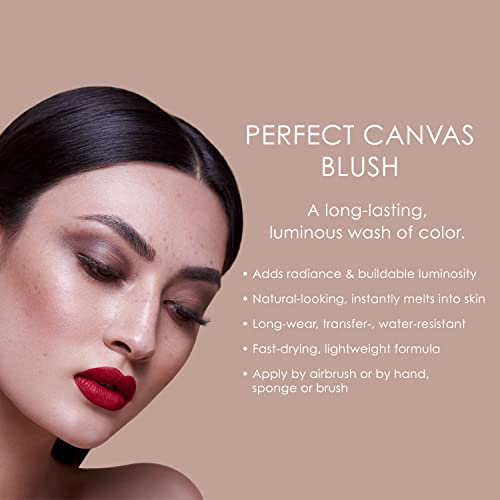 Airbrush Makeup Blush Venetian Rose - Long-Wear, Highly Pigmented, Buildable Coverage for All Skin Types