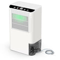 Onsekin Small Dehumidifier for Home & Basement, 2000 Sq.Ft, 2.5L Tank, Drain Hose, Sleep Mode