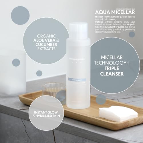 COMMON GROUND NUE Aqua Micellar Water Makeup Remover 8.4 Fl Oz Pack of 2 - Sensitive Skin
