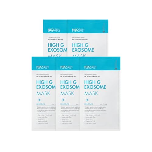 [K-Beauty] NEOGEN DERMALOGY High G Exosome Skin Mask Sheet - 39g, 5 Sheets