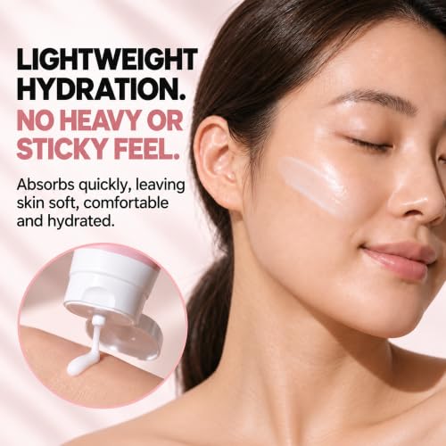 Ceramide Ectoin Hyaluronic Acid Moisturizer for Sensitive Skin - Korean Barrier Repair Lotion