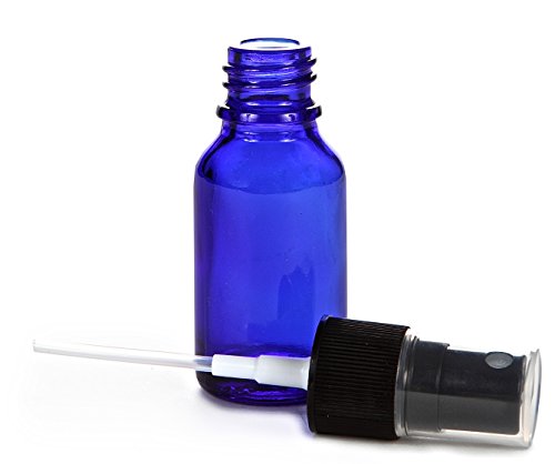 Vivaplex Cobalt Blue Glass Spray Bottles 15ml - 24 Pack for Essential Oils & Perfume