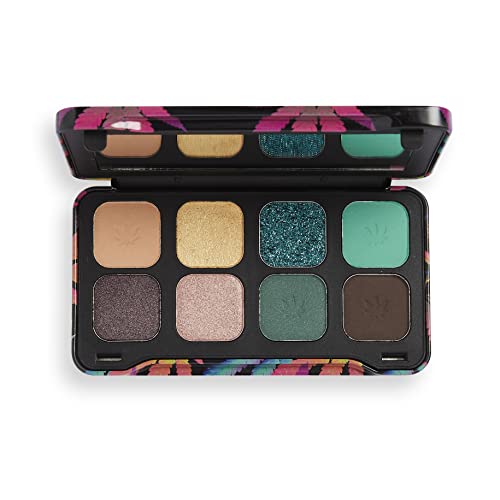 Makeup Revolution, Forever Flawless Dynamic, Eyeshadow Palette, Chilled, 8 Shades, 8g