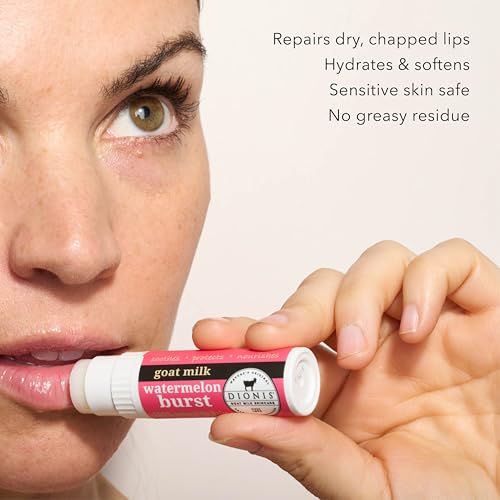 Dionis Goat Milk Deluxe Lip Balm Set Assorted Flavors - 6 Pack