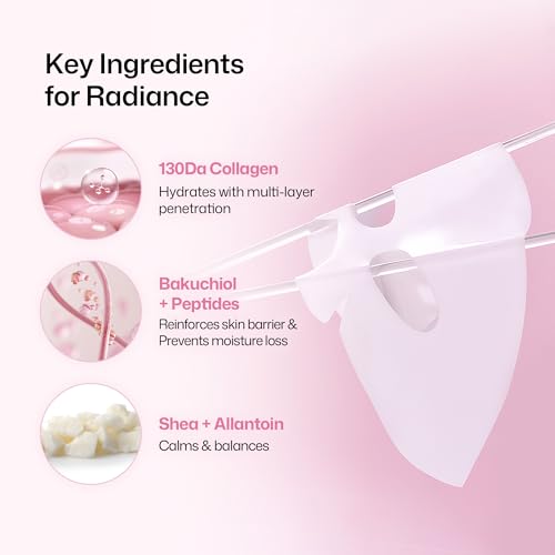 HAPA KRISTIN Collagen Overnight Face Mask for Glass Skin - 4 Pack