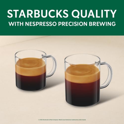 Starbucks by Nespresso Vertuo Blonde Espresso 50-Count Capsule Pack (10 Count x5)