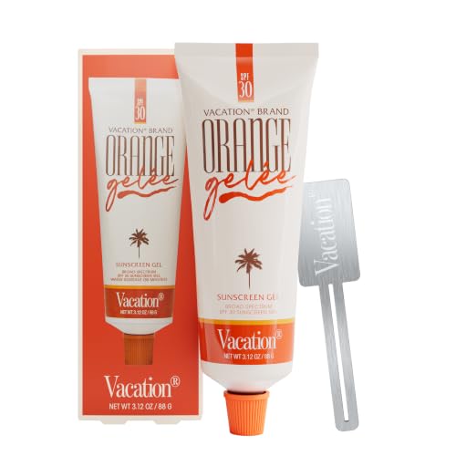 Vacation Orange Gelée SPF 30 Sunscreen Gel & Tube Key Bundle - 3.12 Fl Oz