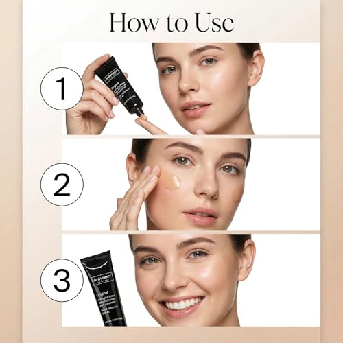 Skincare Intellishady Original SPF 45, Anti-Aging Tinted Sunscreen for Face, Daily Moisturizer with SPF, Anti-Wrinkle with Peptides & Vitamin C, Hydrating Broad-Spectrum Sunscreen Antyoper, 1.7oz
