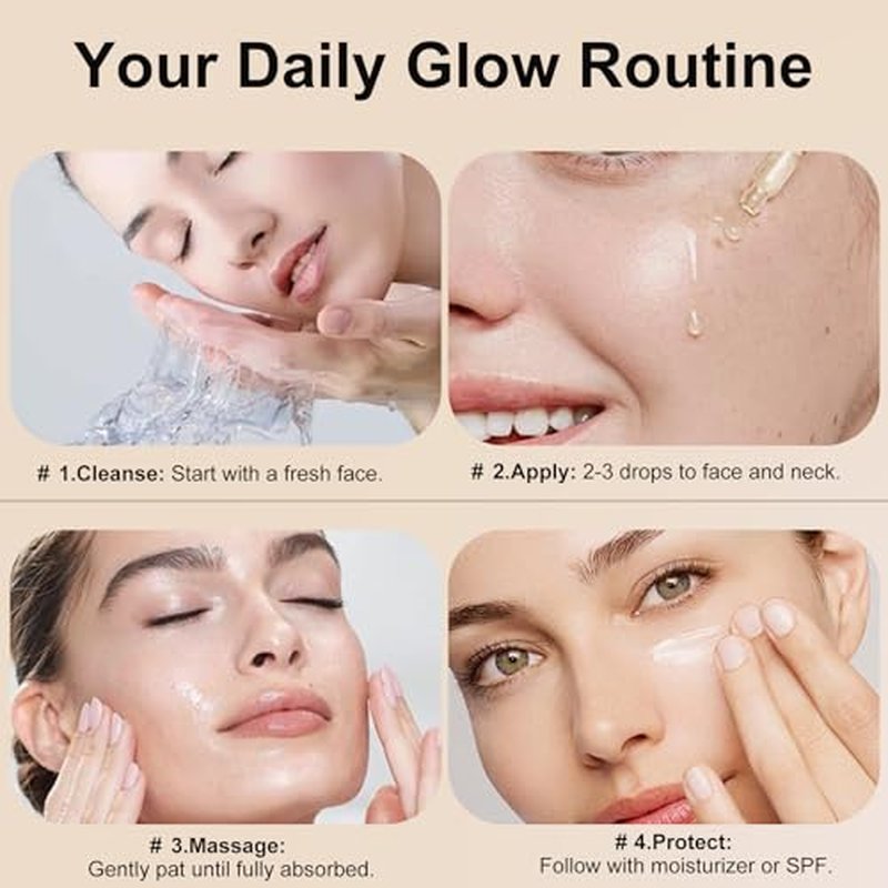 Boost Skin Collagen,Hydrate & Plump Skin, Anti Aging & Wrinkle Facial Serum 60ml-5