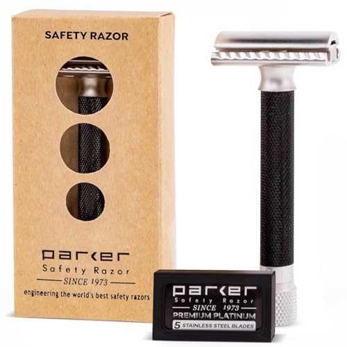 Parker Variant Adjustable Double Edge Safety Razor - Graphite