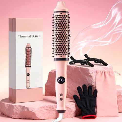 Infrared Ionic Hair Brush for Fine Hair - 85W 100M+ Negative Ions, 5 Temp Settings