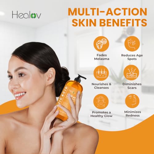 Hypochlorous Acid Spray (8.45 Fl Oz), Facial Spray for Skin Cleansing & Soothing, Hypoallergenic HOCL Sprays for Face & Eyes, All-Purpose Cleaner for Sensitive Skin Care