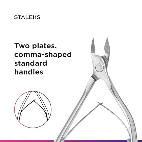 Professional 7 mm Cuticle Nippers for Manicure - Stainless Steel, Ergonomic Handle