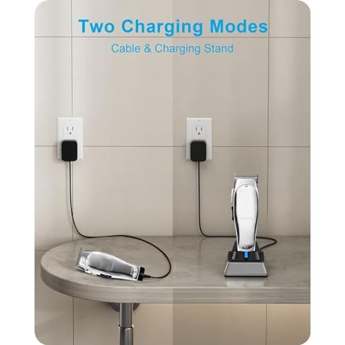Charging Stand Compatible with Andis 12470/12660 Professional Master Cordless Lithium Ion Hair Clipper, Replacement for Andid Master Cordless Clipper Charger Stand.