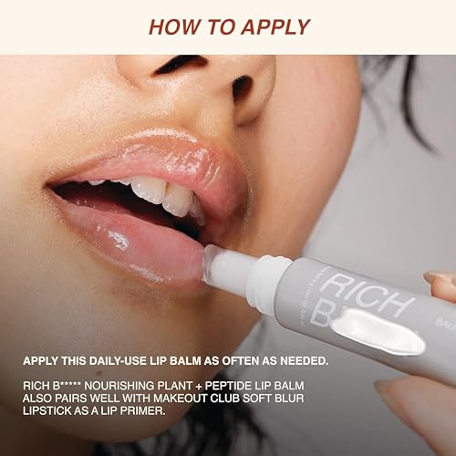 Freck Nourishing Plant + Peptide Lip Balm - Clear, Hydrating Moisturizer, 0.31oz