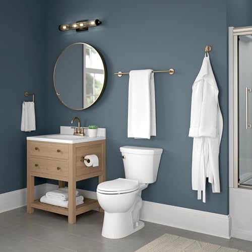 Delta 24 Inch Double Towel Bar - Champagne Bronze Finish