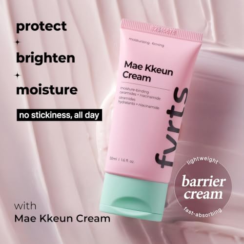 Korean Ceramide Moisturizer for Dry Sensitive Skin - 1.6oz Barrier Cream
