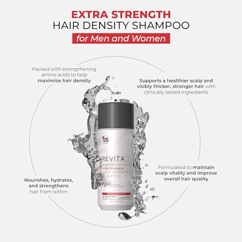 DS Labs Revita Extra Strength Shampoo 7oz (205mL) - Scalp First Cleanse for Fuller Hair