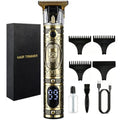 Men's Beard Trimmer with Zero Gap T-Blade, Cordless Hair & Beard Grooming Kit