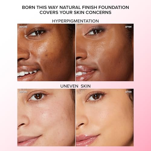 Too Faced Born This Way Natural Finish Longwear Liquid Foundation | Medium-To-Full Coverage | Hydrating + Oil Free