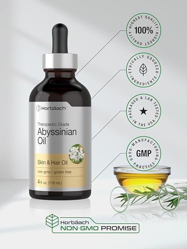 Abyssinian Oil for Skin and Hair - 4 fl oz Therapeutic Grade Nourishing Oil