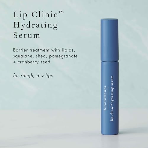 Lip Serum with Shea & Squalane - Hydrating Lip Moisturizer, Vegan & Gluten-Free