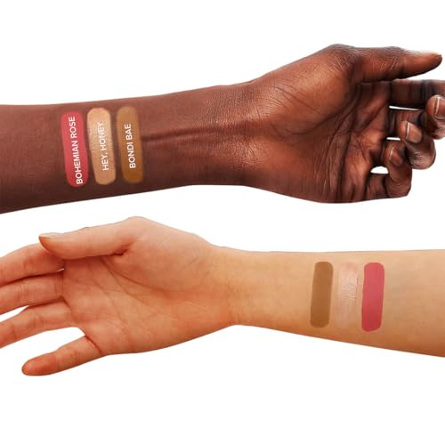 Mini Makeup Kit with Cream Blush, Bronzer & Highlighter - Travel Size