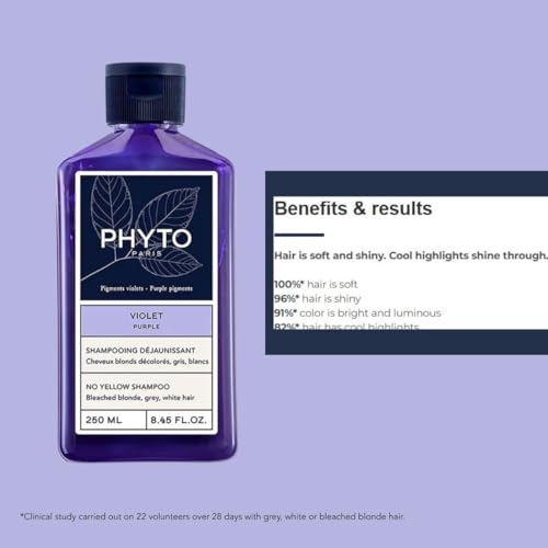 Purple Toning Shampoo for Gray, White & Blonde Hair - Sulfate-Free, Brightening, 8.45 fl oz