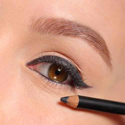 Long-Lasting Black Eye Liner Pencil - Precise, Smudgeable, 1.4g