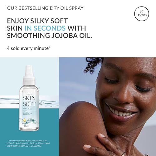 Avon Skin So Soft Original Dry Oil Spray 150ml – 2 Pack