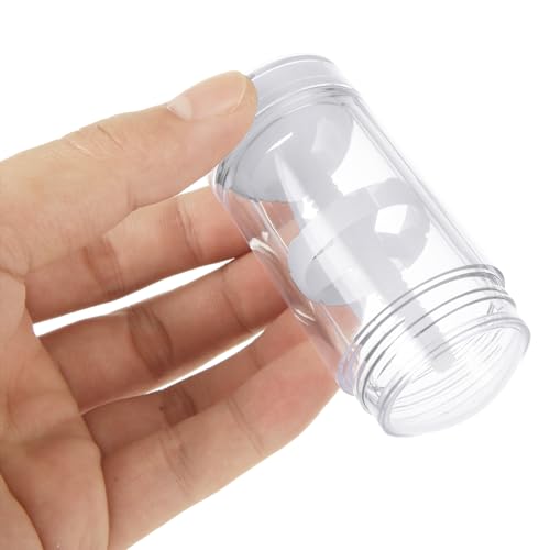 20 Pack 30ml/1oz Empty Deodorant Containers, Plastic Empty Deodorant Stick Containers, Twist Up Filling Stick Clear Deodorant Container Refillable Deodorant Bottles for DIY Chapstick Lip Balm