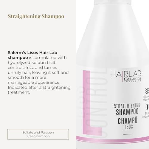 Keratin Shampoo for Frizz Control and Heat Protection - 300ml