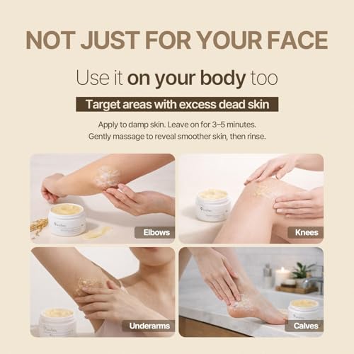 9wishes Rice Powder Polish, Water-Activated Facial Exfoliator with