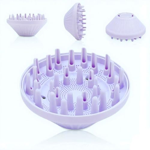 360° Rotating Diffuser Attachment for Laifen SE Lite Hair Dryer - Purple, Diffuser Nozzle