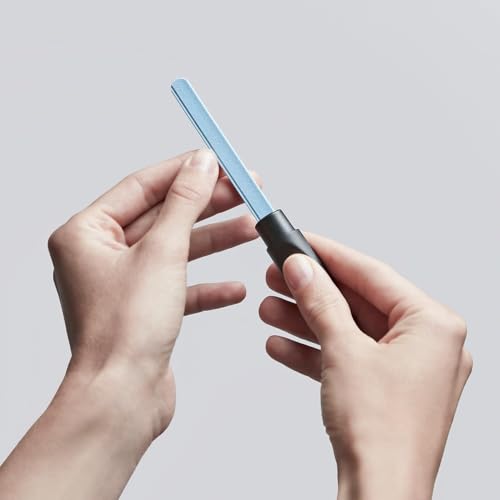Ceramic Nail File - Black - Dual Grain Manicure Tool - 1 Unit