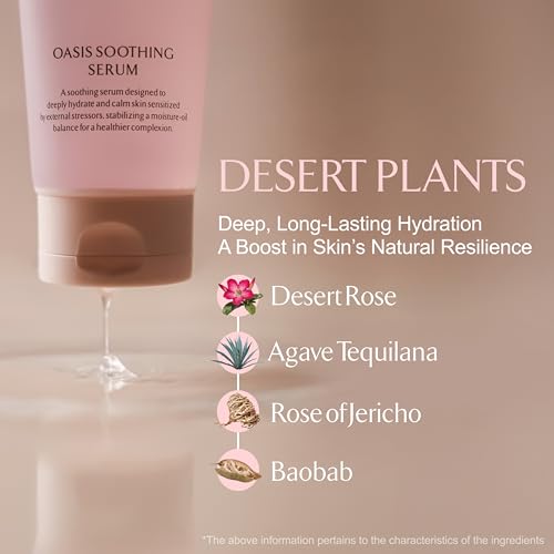 LA MUSE Oasis Soothing Serum(Tube / 6.76 fl oz) | Gel Moisturizer for Face, Instant Soothing with Cica | Hydrolyzed Collagen, Hydro Boost for Deep Hydration & Radiance | Non-Sticky & Fast-Absorbing
