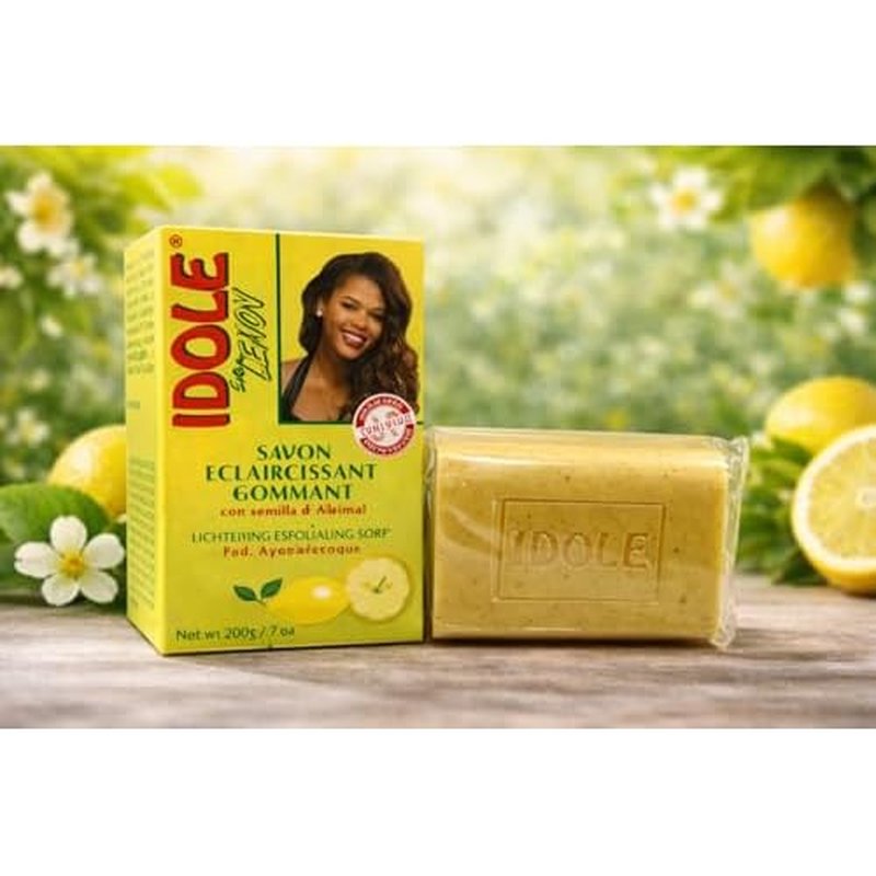 Idole Extra Lemon Lightening Exfoliating Soap 7 oz / 200g