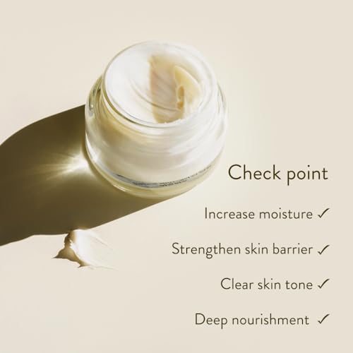 SIORIS Barrier Repair Cream, Organic Green Tea Face Moisturizer for Dry & Sensitive Skin, Deeply Hydrating Cream with Shea Butter & Wild Rose, Skin Barrier Moisture Lock ? 1.69 fl oz