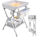 Baby Changing Table with Auto Warmer - Large Portable Folding Diaper Station